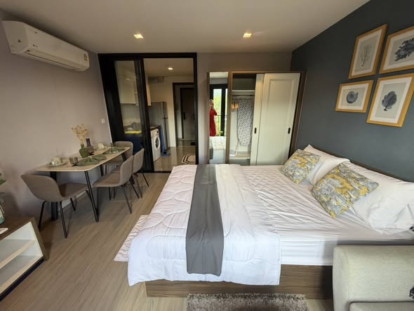 The Base Central Building C, 7th floor Fully furnished Fully appliances Annual contract 20,000 THB per month Security Deposit 2 months 1 mon