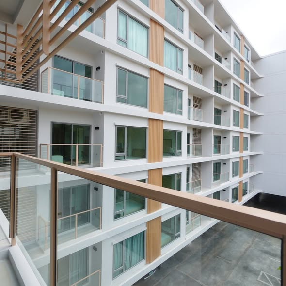 08 sqm 1-bedroom unit on the 4th floor of Building A is 100% turn-key ready