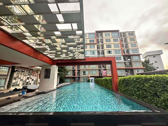 Готов к заселению ** Поставка на аренду ** D Condo Kathu Patong, 1-й этаж, вид изнутри