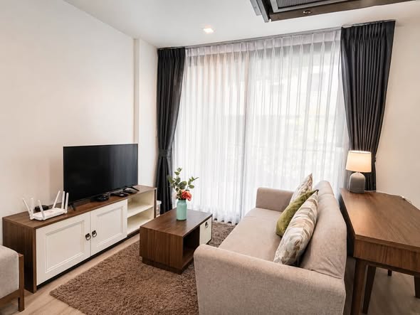 For Rent Newly Renovated | Fully Furnished 2 Bedrooms | 1 Bathroom 50 Sq