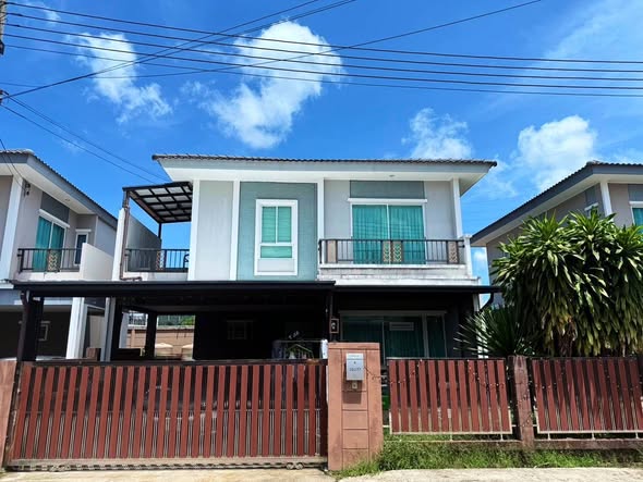 #บ้านตามสภาพสวยๆ #บ้านแฝดสไตล์บ้านเดี่ยว 2 ชั้น #โครงการภัสสร เกาะแก้ว ใกล้ รร.นานาชาติบริติชภูเก็ต #ราคา 4.89 ลบ. 3 ห้องนอน 2 ห้องน้ํา ที่จ