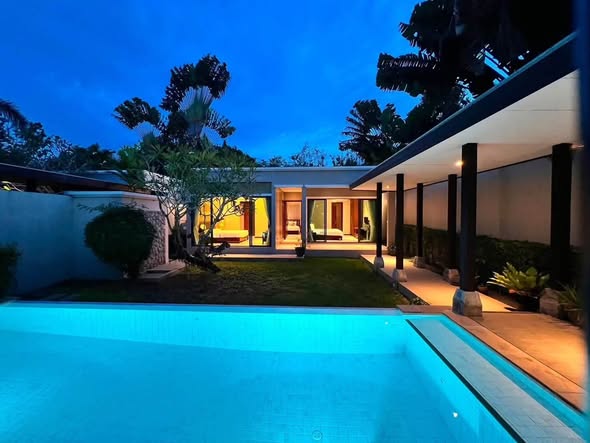 for Rent | Baan Wana Pool Villa 100,000 THB/month (1-Year Contract) Enjoy peaceful, private living in a beautifully designed pool villa, r