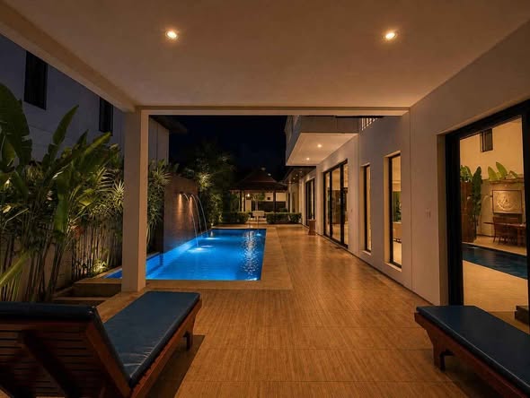 for Rent – Rawai, Phuket Location: Rawai, Phuket Property Features: 3 Bedrooms 4 Bathrooms (3 en-suite + 1 guest bathroom) • Private Swimm