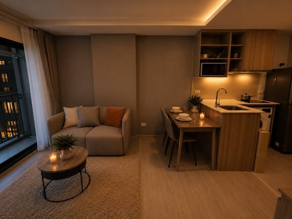 for Rent Cherngtalay, Phuket 34,000 THB/month (1-year contract) 35,000 THB/month (6-month contract) Property Features: • 1 Bedroom • 1 Bat