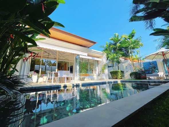 Trichada Villa - Pasak (Cherngtalay) 3 bedroom 3 bathroom Private Pool Villa Fully Furnished Rental Price: THB 135,000 per month for a minim