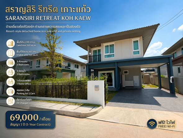 Saransiri Retreat Koh Kaew Project •Saransiri Retreat Koh Kaew Land Area: 220 sq