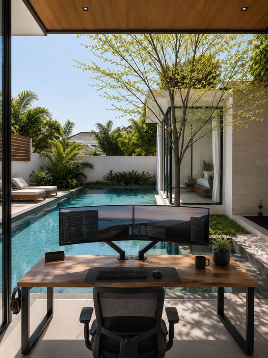 Turn your villa into the perfect workspace with our premium monitor rental service