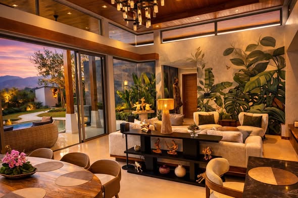 FOR RENT Experience refined tropical living in this beautifully designed private villa, located within a secure gated community