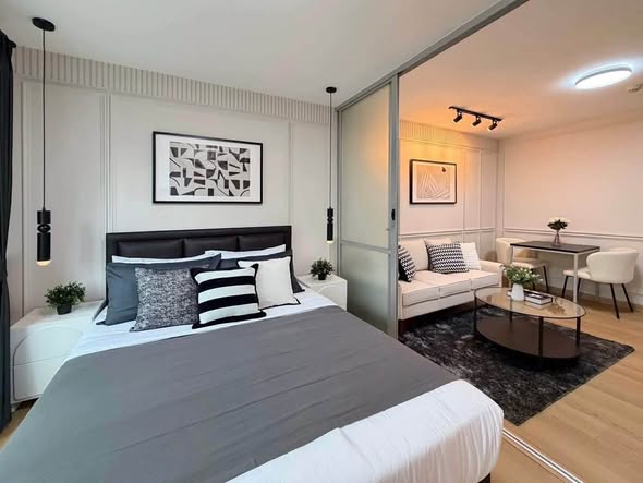 DCondo Kathu-Patong | ดีคอนโด กะทู้-ป่าตอง 1 ห้องนอน 1 ห้องน้ํา 1 ห้องครัว ขนาด 29.89 ตร.ม ชั้น2 เฟอร์นิเจอร์ครบ เข้าอยู่ได้ทันที ค่าเช่า 14