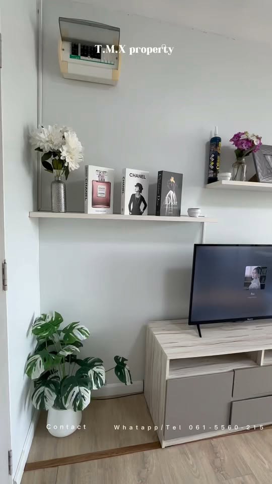 for Rent in Kathu – Ready to Move In D Condo Kathu Rental Price: 13,000 THB/Month Unit Details Building C, 6th Floor Corner Unit Size: 30