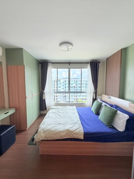 Dcondo creek Kathu • 7-й этаж, здание А, вид на бассейн 13,000 THB/месяц (1-годовой контракт) 1 месяц аванс 2 месяца депозит Бесплатный WIFI
