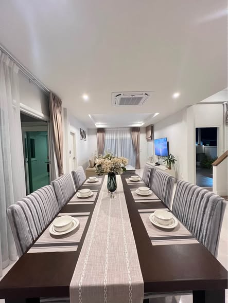 FOR RENT Supalai Palm Springs, Ban Pon, Phuket (Available on 15 August 69 ) 4 bedrooms (1room has been furnished as a workspace) 3 bathroo