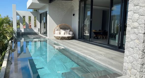 for Rent in Bangtao Phuket Pets Allowed (Case by Case) Property Details •3 Bedrooms | 5 Bathrooms + Maid's Room • 445 sqm Built-up Area |