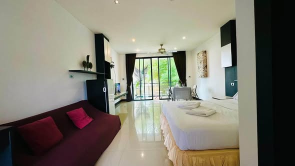 FOR RENT Located at Rawai, Saiyuan 20,000 baht / month For yearly contract 1 Bedroom 1 Bathroom With Common pool Water 500 baht / month El
