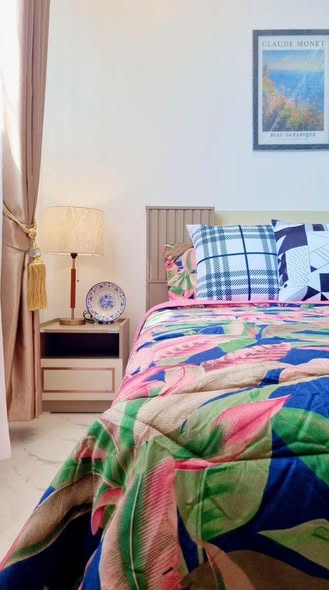 2-story townhouse #Directowner Saengsupha Village Co agent welcome Khao Noi 3 bedrooms, 2 bathrooms, fully furnished. Rent: 25,000 baht per