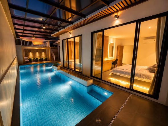 Brand New Luxury Minimalist White Pool Villa – Pa Khlok, Phuket 4 Bedrooms | 4 Bathrooms | Private Swimming Pool | Rooftop Terrace | N