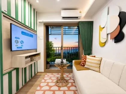 A 1-bedroom condominium is available through an official assignment in Escent Phuket by Central Patta