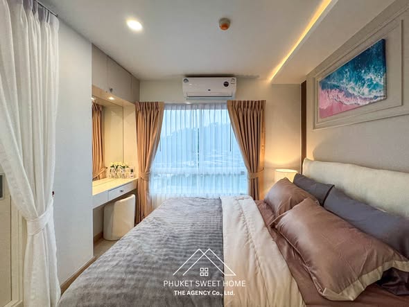 for rent kathu 1 bedroom 1 bathroom fully furnished kitchen balcony Price 13,000 per month for 1 year contract Deposit 2 month This price