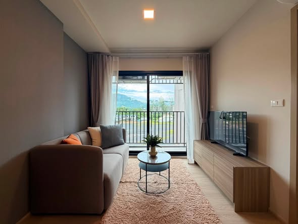 ute from Boat Avenue Ready to Move-in 1 Bedroom | 1 Bathroom Fully Furnished | 8th floors 35 sqm, Balcony, Mountain View 33,000 THB/month