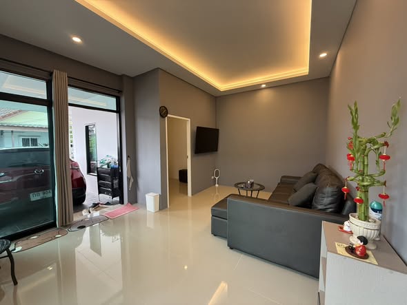 for rent @ Chalong 2 Bedrooms 2 Bathrooms 25,000 THB per month (Annual contract) 2 deposit + 1 advance Parking Living Kitchen no pet Locat