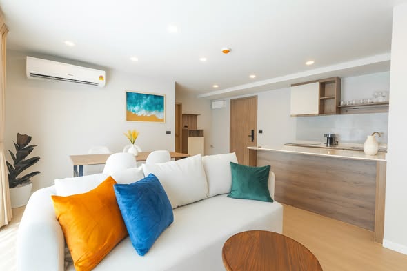 FOR RENT – 2-Bedroom Space Cherngtalay, Phuket (Agent Welcome) Brand-new fully furnished 2BR 2Bath condo in the heart of Cherngtalay – Ban