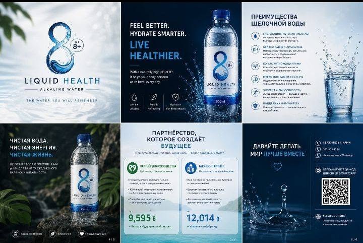 available Free delivery in Phuket Premium pH 8+ alkaline water Ideal for restaurants, cafés, hotels, villas, gyms and events Scan the QR co