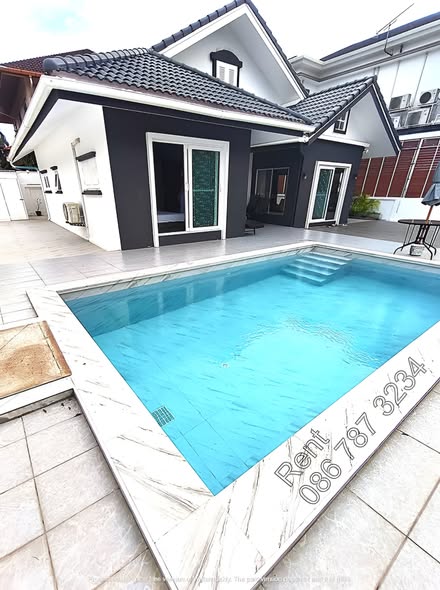 Pool villa in Land & House Chalong 3 bedrooms 2 baths 59K – near BCIS, ISP, RIS Int'l schools Location: a gated comm
