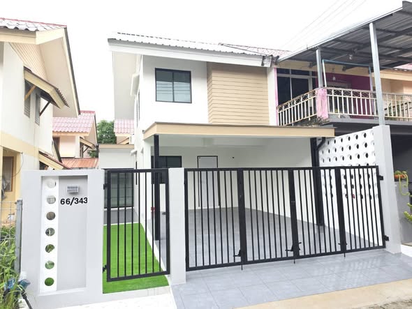 เคหะบ้านพอน (ฝั่งบ้าน) บ้านรีโนเวทใหม่ 2 ชั้น หลังมุม บ้านเลขที่ 66/343 พื้นที่ 22 ตารางวา 2 ห้องนอน 1 ห้องน้ํา ราคา 2.69 ลบ. เท่านั้นนนนน ร