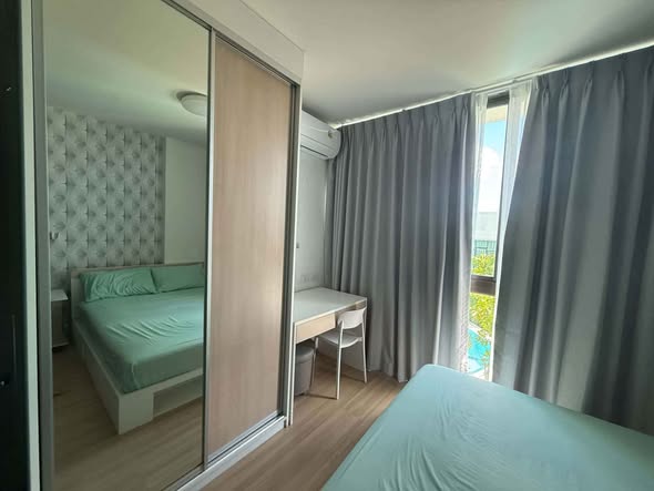 Connect Condo, 3rd floor, pool view Fully furnished, ready to move in