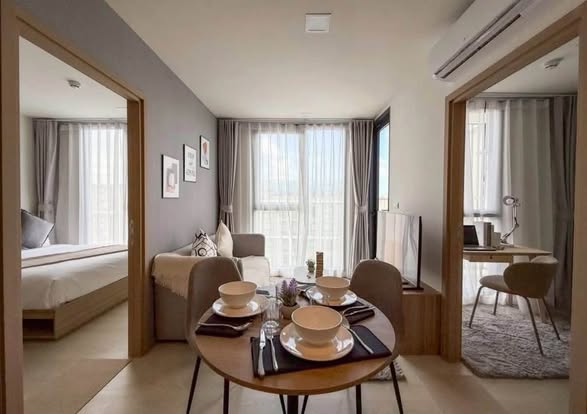 FOR RENT : The Base Rise Central Phuket เดอะ เบส ไรส์ เซ็นทรัล ภูเก็ต 32,000 บาท/เดือน Room Details • 2 Bedrooms • 1 Bathroom • Size: 35