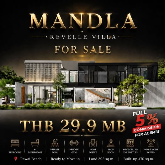 · AGENTS’ SPECIAL OPPORTUNITY | HOT DEAL MANDLA REVELLE VILLA Rawai, Phuket Google Map : SPECIAL MID-YEAR OFFER 34