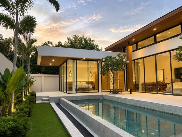 FOR RENT | Paklok, Thalang, Phuket Peaceful Tropical Living • Private • Fully Furnished Escape to peaceful tropical living in this elegant
