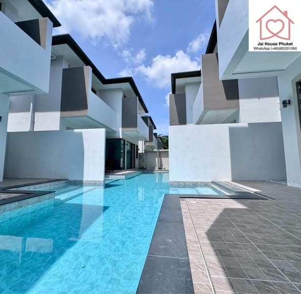 New 3 bed Villa with shared pool in Chalong, Phuket 55,000 THB / month for one year contract Ready to mov