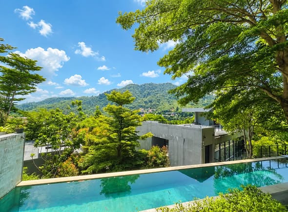 FOR RENT: Modern 2-Bedroom House with Mountain View (shared pool) located in Kamala: Looking for a spacious home with resort-style ameniti