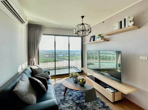 Condo U delight residence riverfront ริมน้ําเจ้าพระยา Riverfront room, 29 fl 2 Bedroom at 56 sq