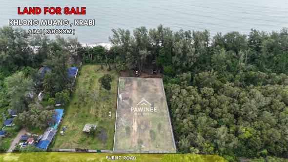 · Beachfront Investment Land – Klong Muang, Krabi Prime Beachfront Location A rare opportunity to acquire beachfront l