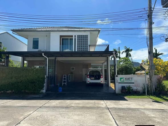 FOR RENT | Private Villa in Phuket 4 Bedrooms | 3 Bathrooms Office | Big Kitchen | Laundry Room Solar Cell | CCTV | Auto Gate | 6 A/C Lake