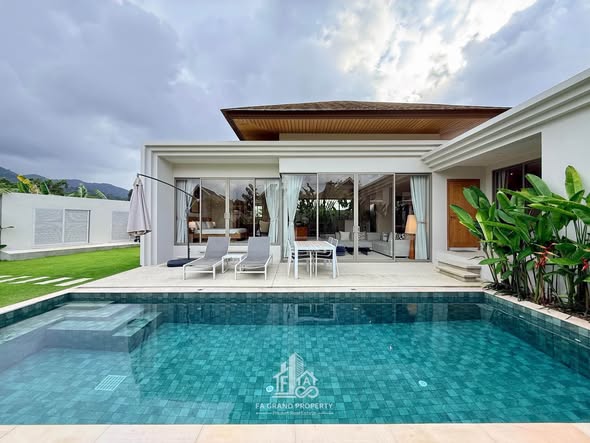 FOR RENT • Private Pool Villa at Trichada Phuket Rental Price: 180,000 THB/Month (1-Year Contract) Terms: 2 months deposit + 1 month in ad