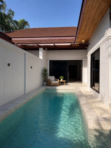 Beautiful 3BR Pool Villa for Long-Term Rent in Chalong, Phuket – Near HomePro Looking for a comfortable, modern, a