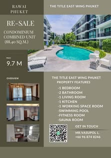 Re-sale 3 units at The Title Rawai & Naiyang Interest contact : +66 968748246