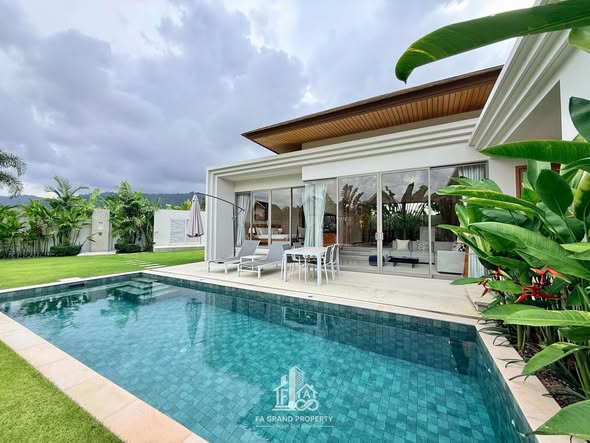 FOR RENT • Private Pool Villa at Trichada Phuket Rental Price: 180,000 THB/Month (1-Year Contract) Terms: 2 months deposit + 1 month in ad
