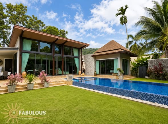 for Sale THB 27,000,000 • 3 Bedrooms + Maid Room • 4 Bathrooms • 800 sqm Land • Private Swimming Pool • Fully Furnished • Thai Owner Freeh