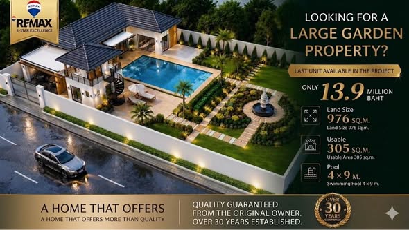Luxury Pool Villa in Krabi with an Expansive Private Garden Only One Available in the Entire Project