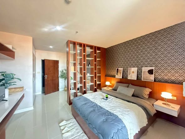 วิวเมือง 10,000 ประกัน 2 เดือน ล่วงหน้า 1เดือน Phanason City Condo next to Makro Building F, 8th floor Size 30