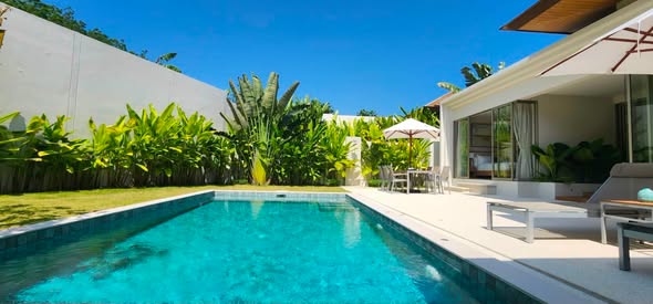 for Rent 4 bedroom 4 bathroom Private Pool villa Fully Furnished Rental Price: 220,000 THB per month (One Year Contract) For more informat