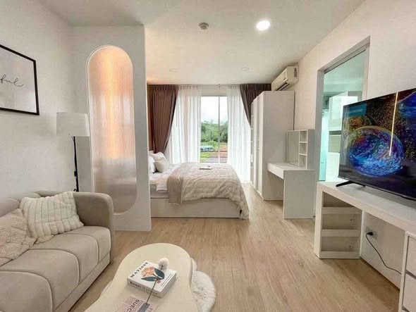 for Rent – Ao Makham Room Details • Sea Building, 4th Floor (Peaceful nature view) • 29 sq