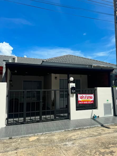 for rent Phuket Villa Airport ( near airport and Nai yang beach ) Fully furnished 2 bedrooms, 2 bathrooms 3 air conditioners 2 fans 1 wate