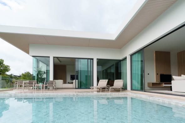 For Rent | Luxury Pool Villa with Private Lake View Phuket Town Property Details • Land Size: 502 Sq