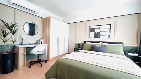 The wide condo ชั้น 5 อาคาร B 1 ห้องนอน | 1 ห้องน้ํา เฟอร์นิเจอร์ เครื่องใช้ไฟฟ้าครบ ห้องรีโนเวทใหม่พร้อ