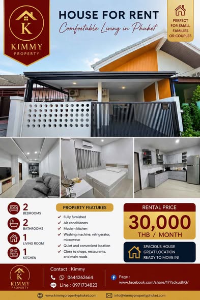 for rent near Robinson Lifestyle Chalong & Oak Meodow School